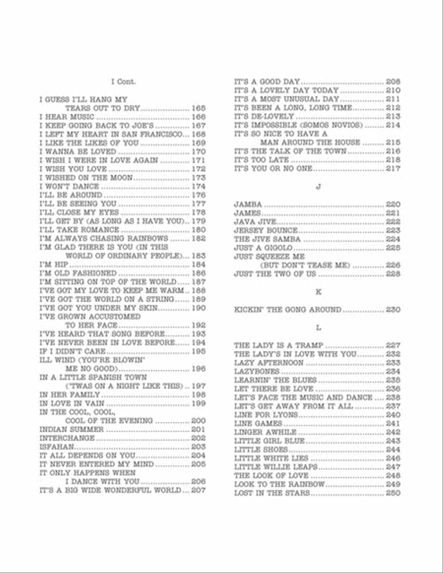 The Real Book – Volume III E-Flat Instrument scores gallery preview page 5