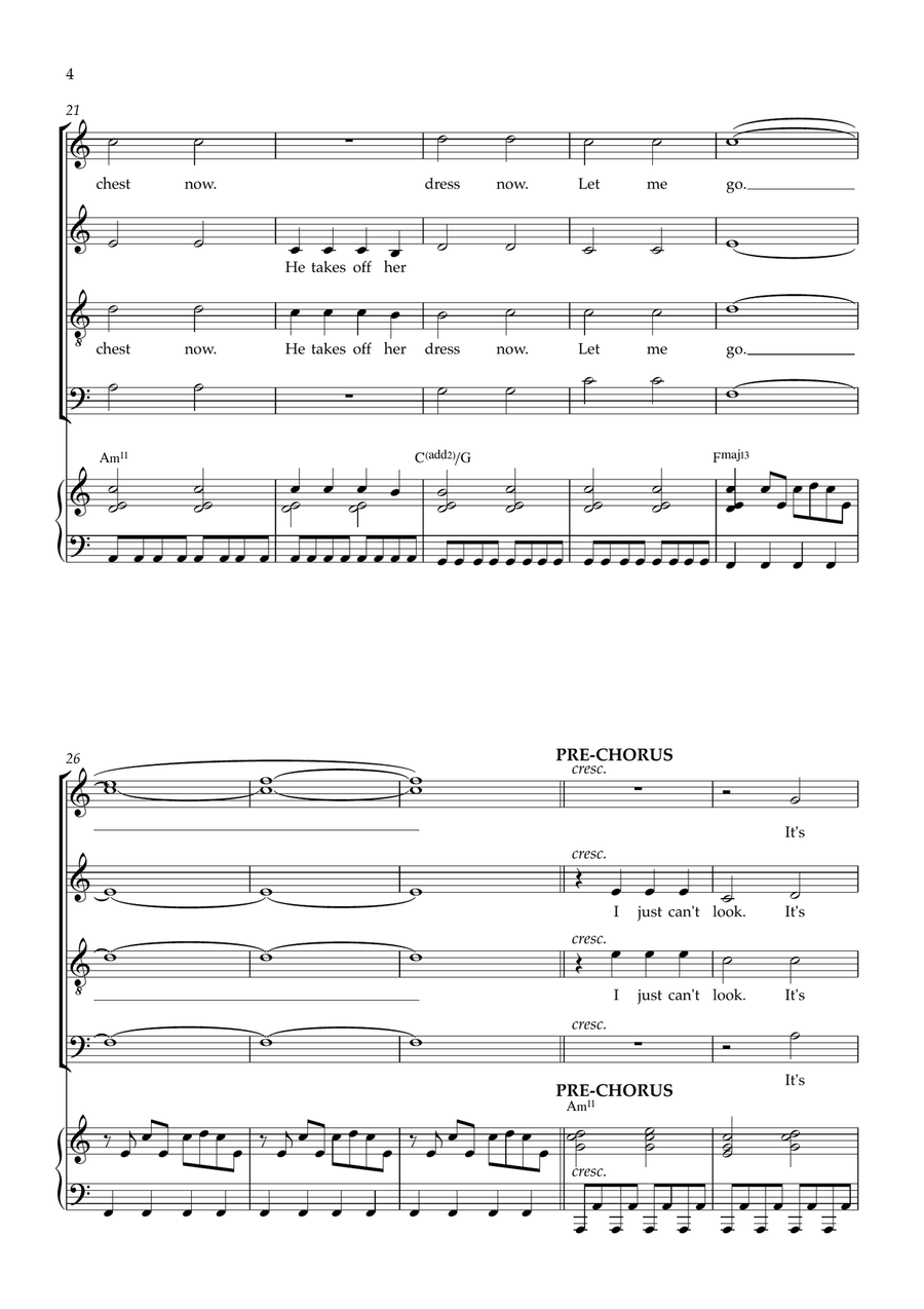 Mr. Brightside Mr. Brightside 4-Part scores gallery preview page 4