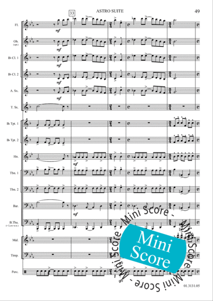 Astro Suite Concert Band scores gallery preview page 55