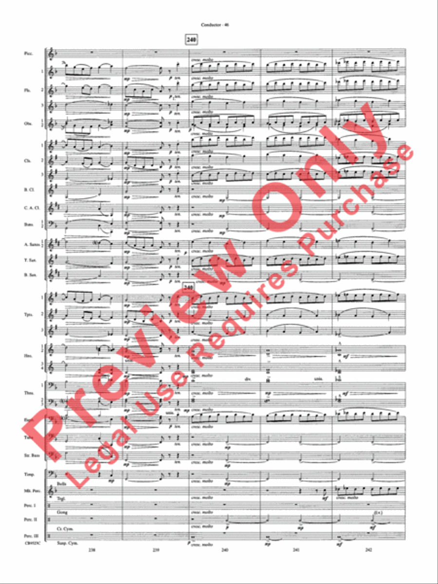 The Wizard of Oz Concert Band scores gallery preview page 49