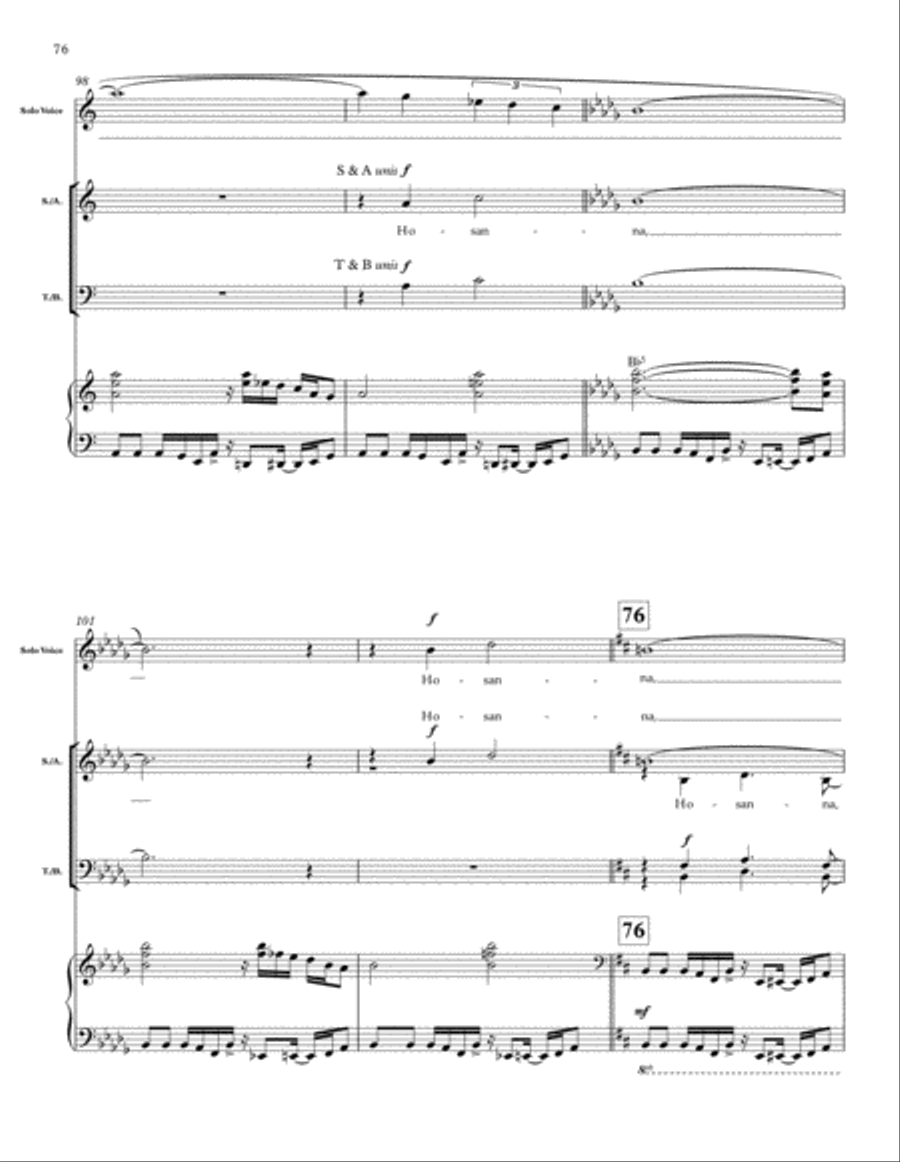 Mass in Blue Mass in Blue 4-Part scores gallery preview page 24