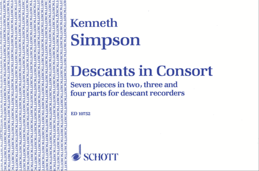 Descants in Consort Recorder scores gallery preview page 1