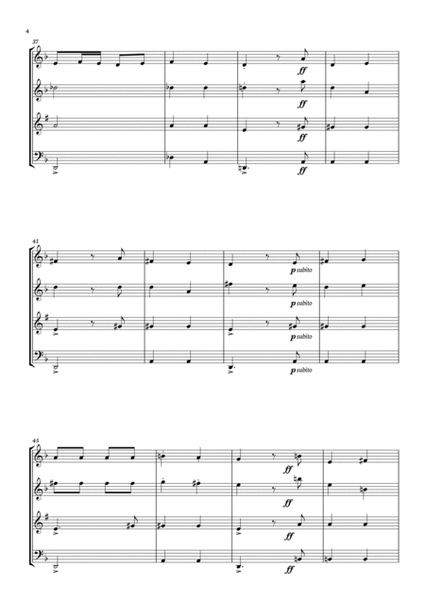 Habanera - Carmen - Georges Bizet, for Woodwind Quartet in a easy version. Score and Parts included. image number null