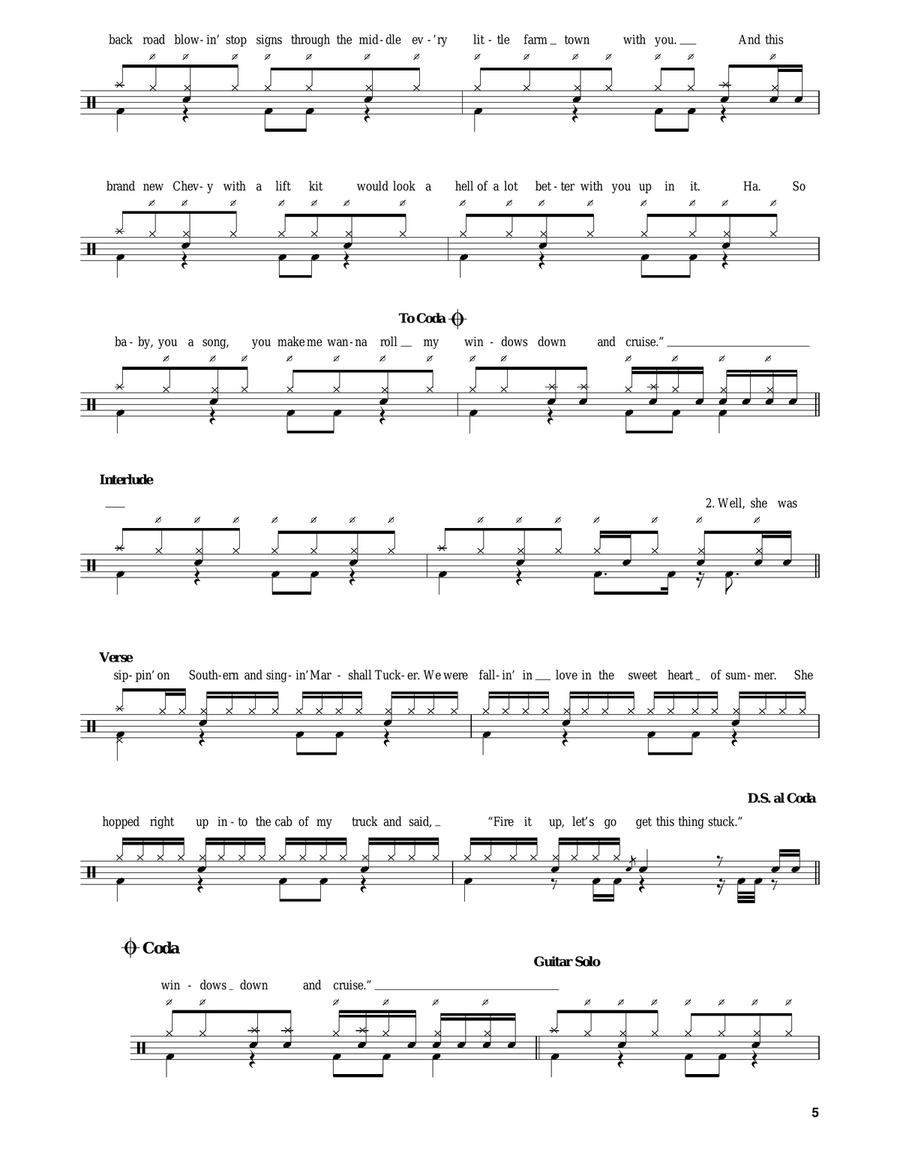 Cruise Percussion scores gallery preview page 2