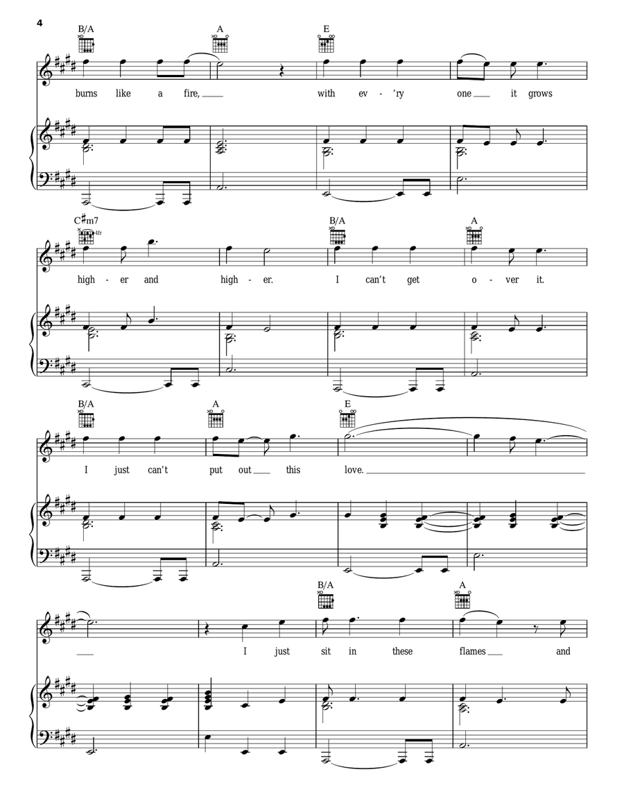 Come Wake Me Up Piano, Vocal, Guitar scores gallery preview page 4