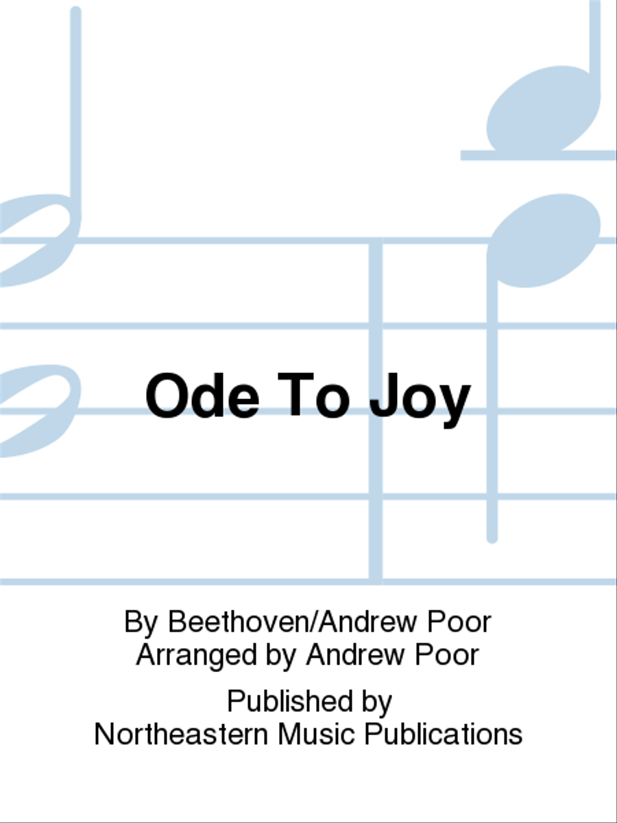 Ode To Joy Ode To Joy Concert Band scores gallery preview page 1
