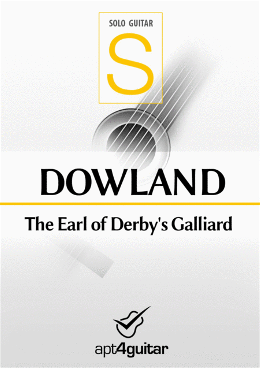 The Earl of Derby's Galliard Classical Guitar scores gallery preview page 1