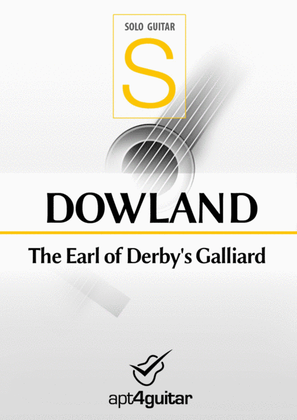 Book cover for The Earl of Derby's Galliard