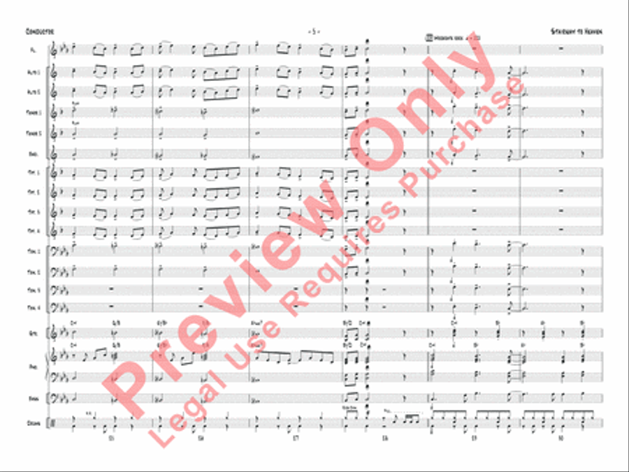 Stairway to Heaven Jazz Ensemble scores gallery preview page 8
