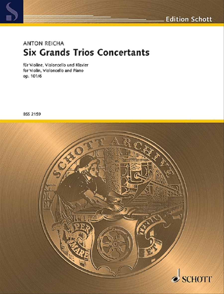 Six Grands Trios Concertants Piano Trio scores gallery preview page 1
