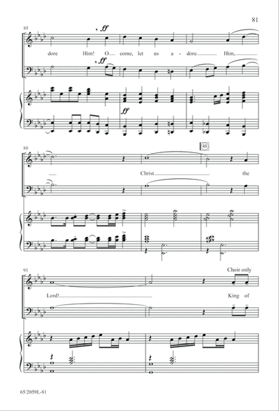 The Christmas Story The Christmas Story 3-Part scores gallery preview page 82