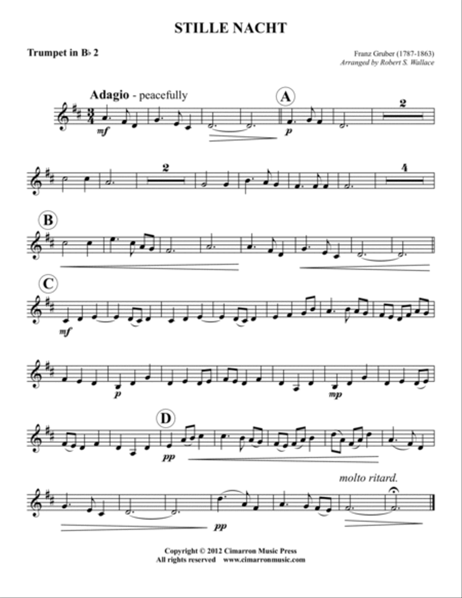 Stille Nacht Organ scores gallery preview page 5