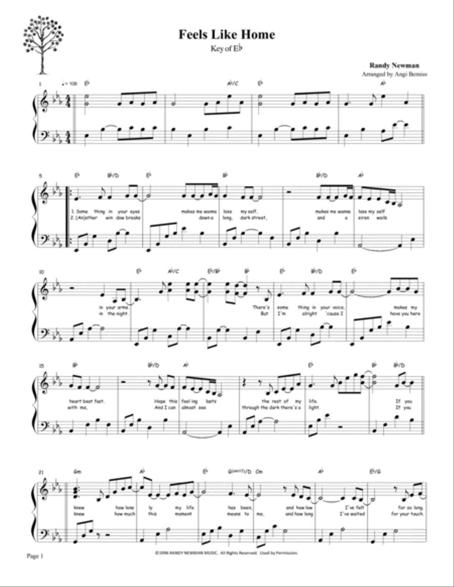 Feels Like Home Celtic Harp scores gallery preview page 3