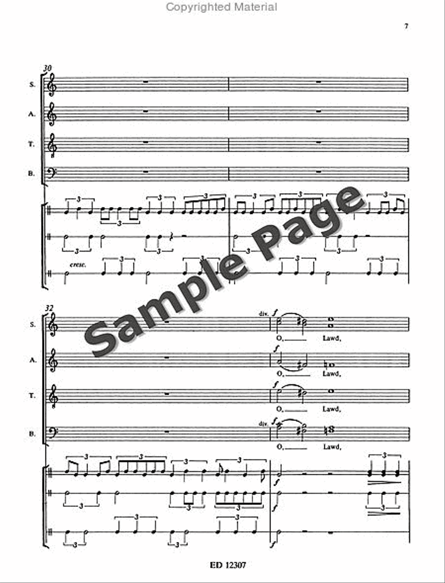 I Dream a World 4-Part scores gallery preview page 10