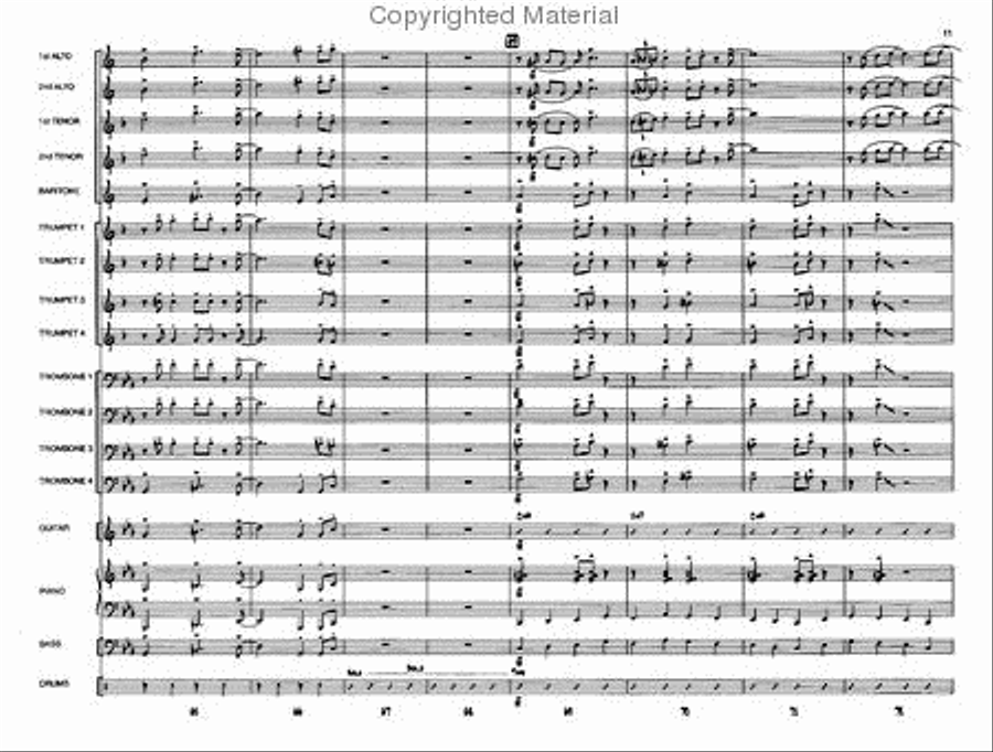 Chasin' Bill Jazz Ensemble scores gallery preview page 10
