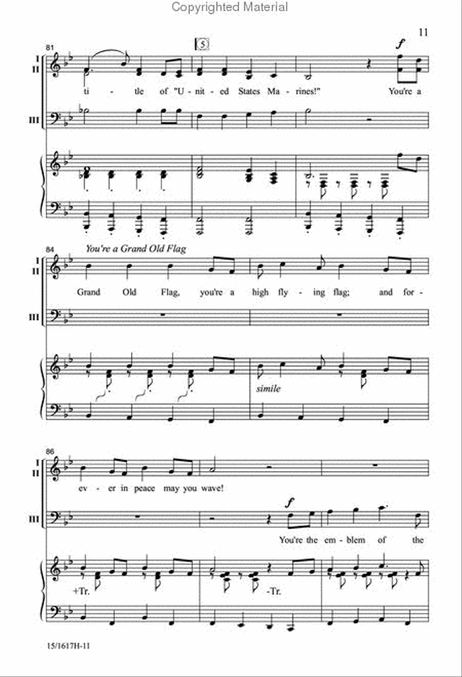 A Patriotic Salute 3-Part scores gallery preview page 10
