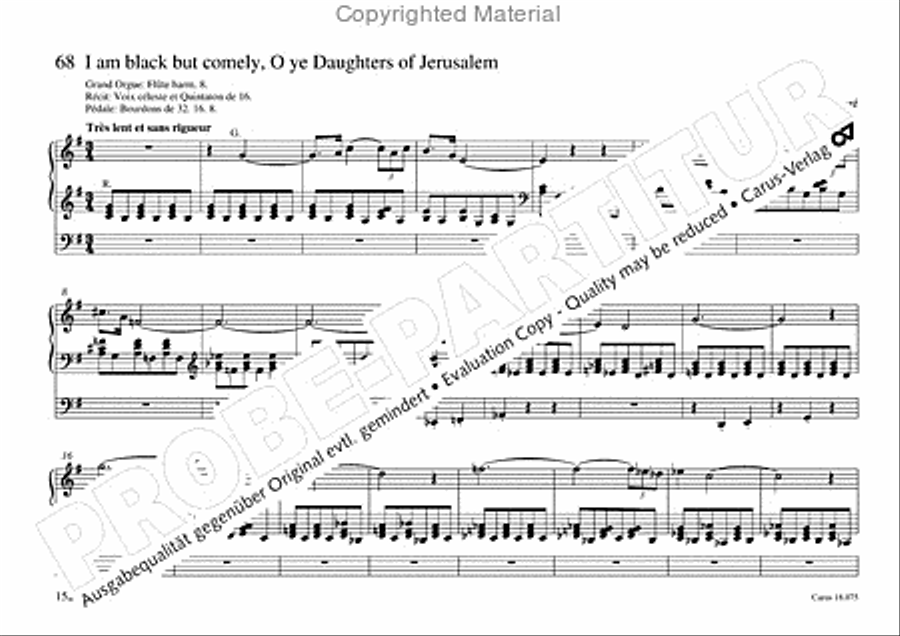 Freiburger Orgelbuch: Stammteil Organ Solo scores gallery preview page 153