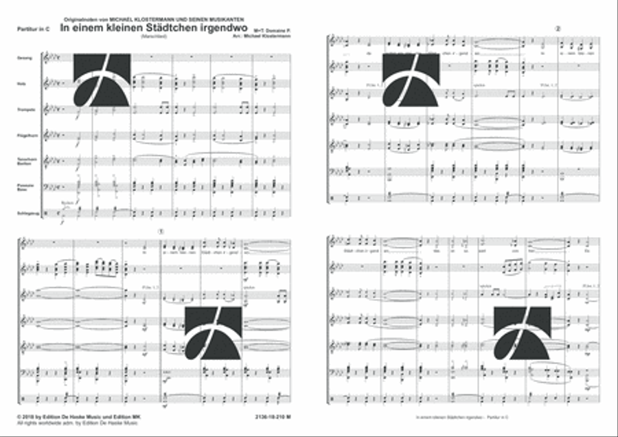 In einem kleinen Städtchen irgendwo Concert Band scores gallery preview page 2
