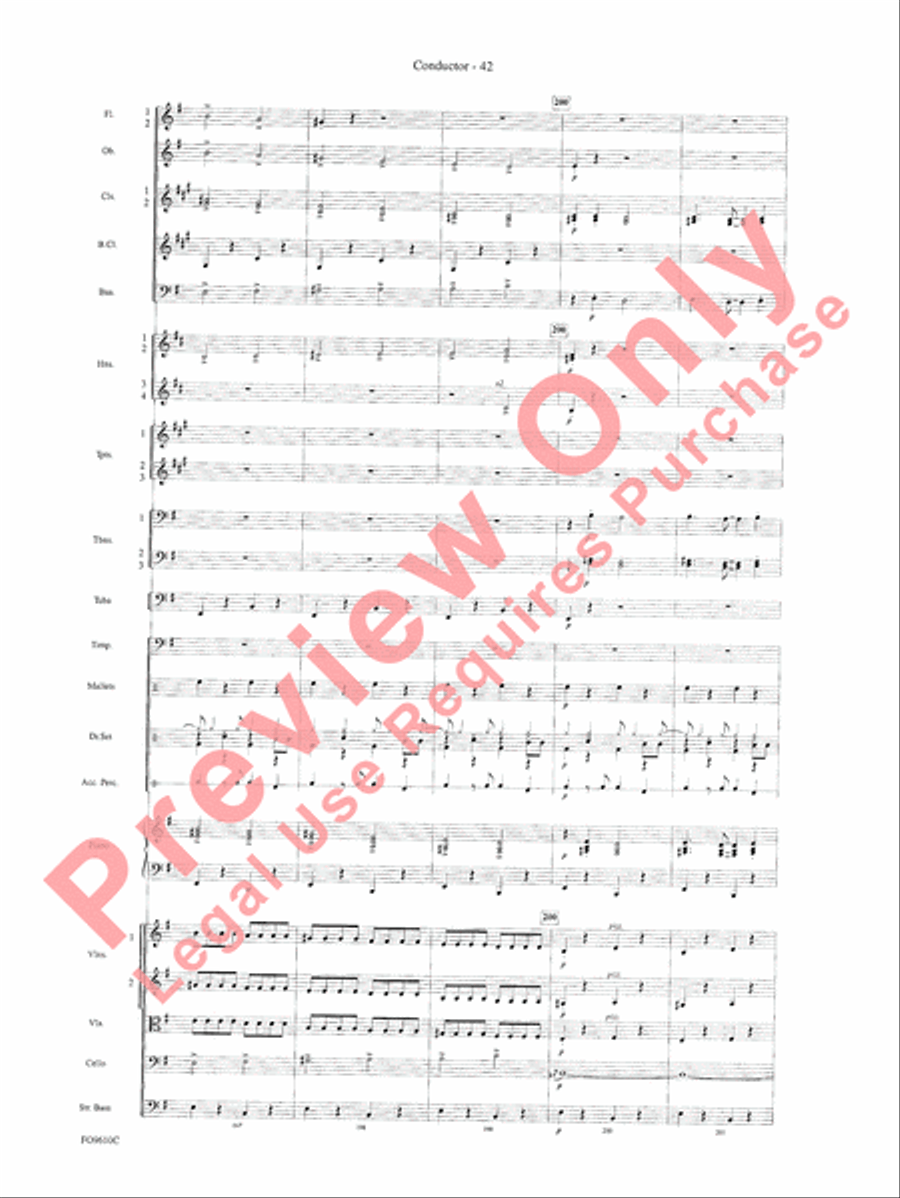 A Salute to the Big Apple Full Orchestra scores gallery preview page 44