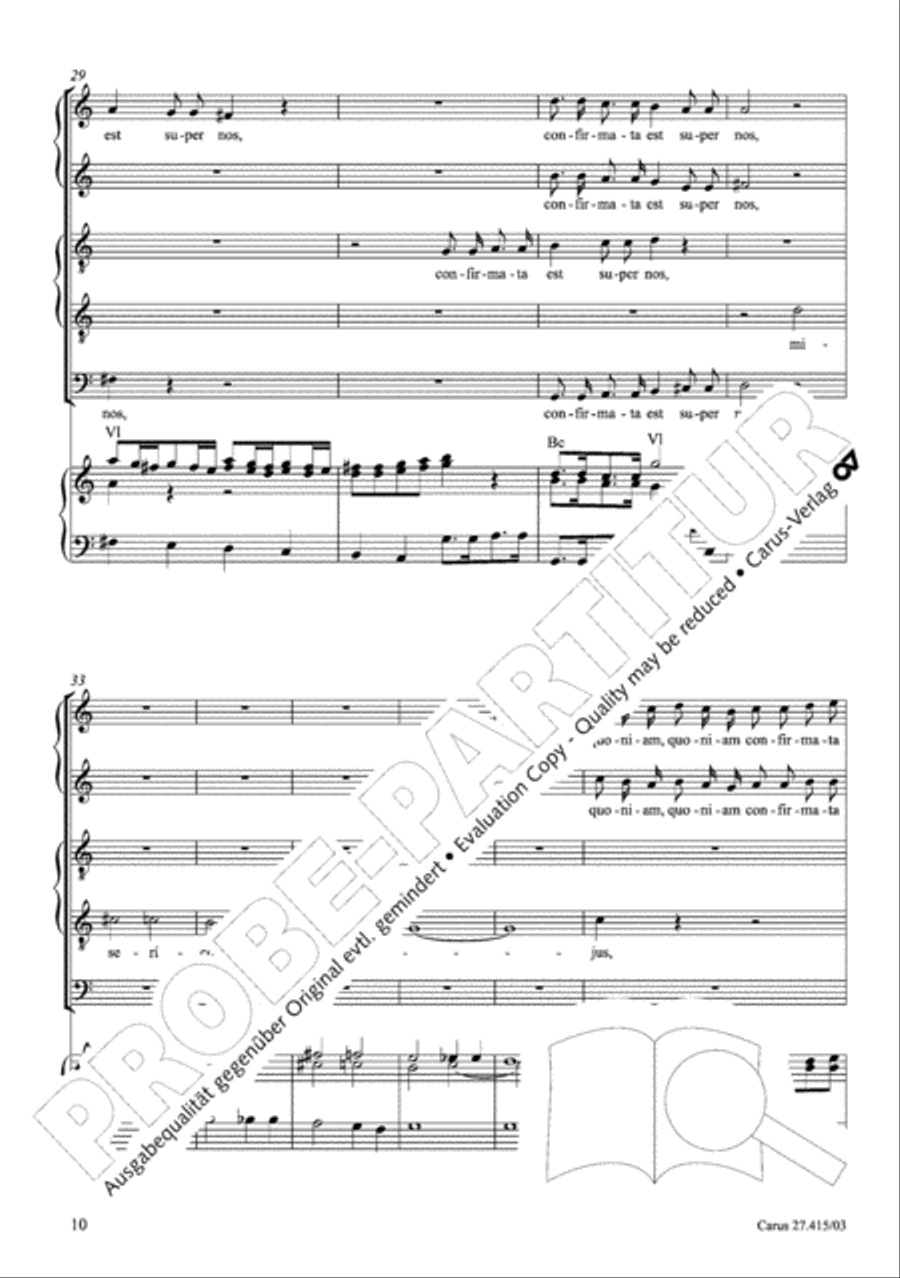 Laudate Dominum Primo 4-Part scores gallery preview page 11