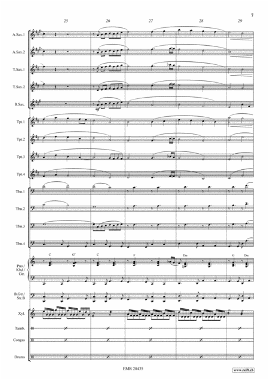 Russian Passion Big Band scores gallery preview page 8