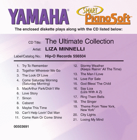 Liza Minnelli - The Ultimate Collection - Piano Software