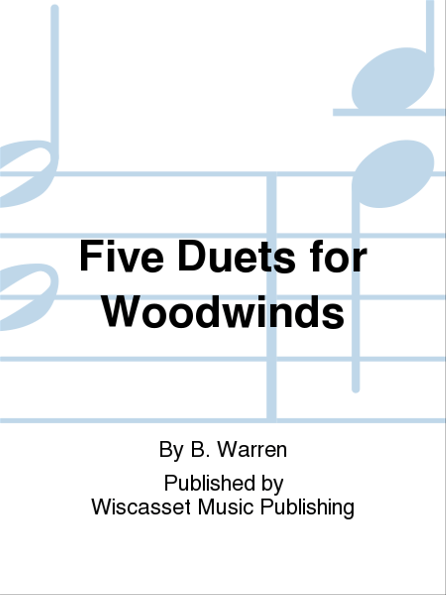 Five Duets for Woodwinds Woodwind Duet scores gallery preview page 1