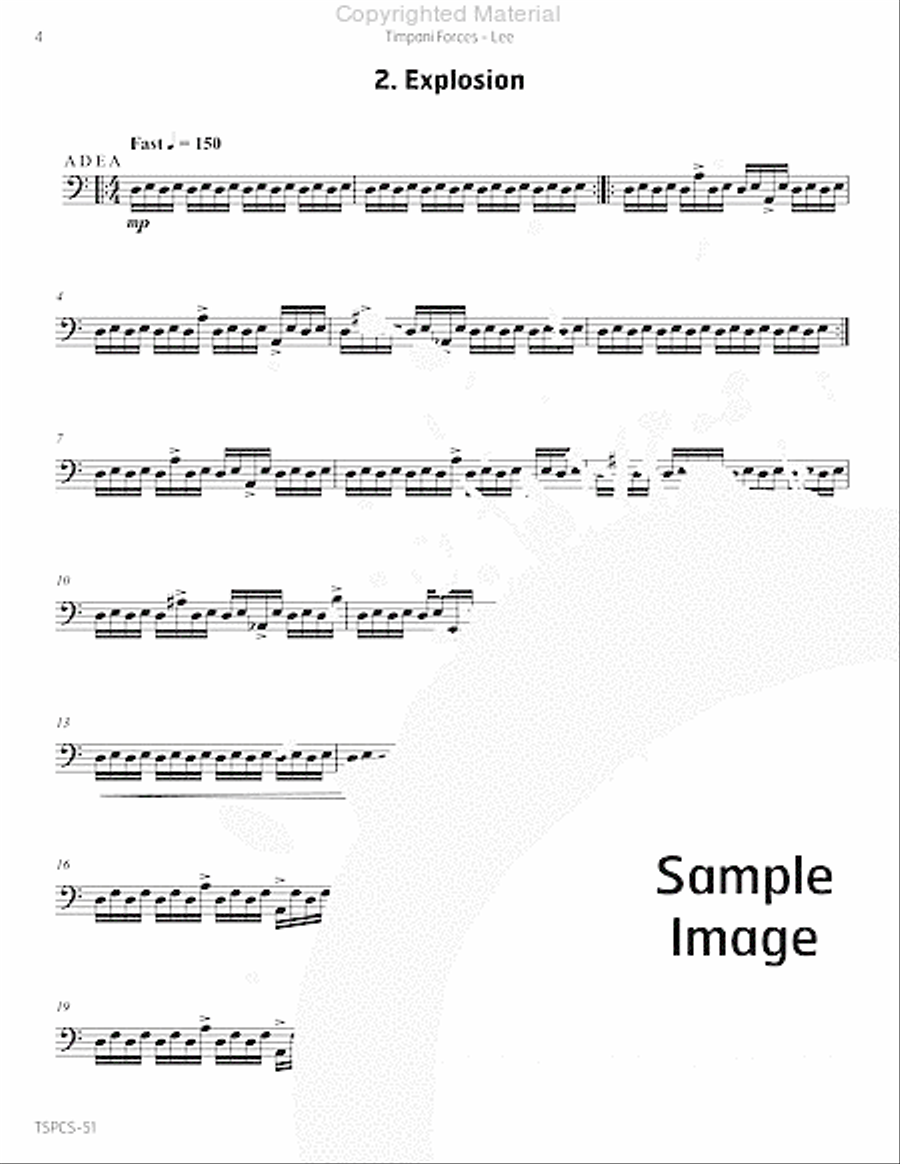 Timpani Forces Percussion scores gallery preview page 7
