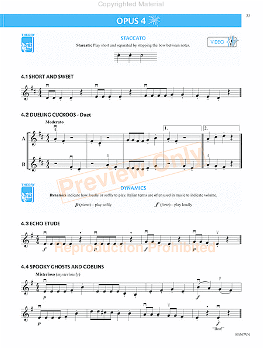 Measures of Success for String Orchestra-Violin Book 1 Chamber Orchestra scores gallery preview page 36
