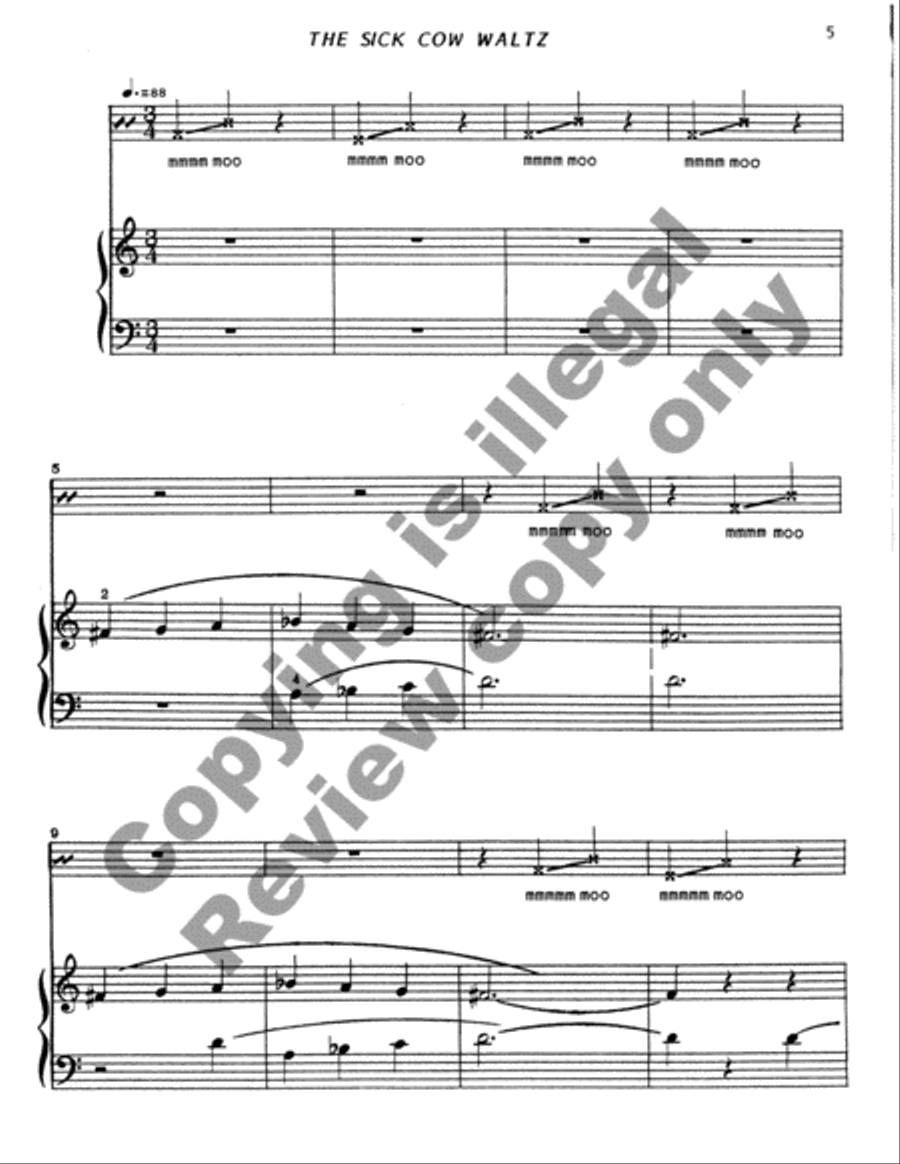 Down on the Farm Down on the Farm Easy Piano scores gallery preview page 5