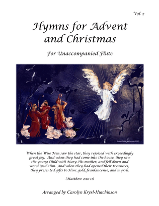 Book cover for Hymns for Advent and Christmas, Volume 2