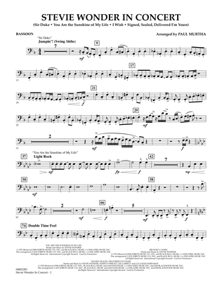 Stevie Wonder In Concert - Bassoon