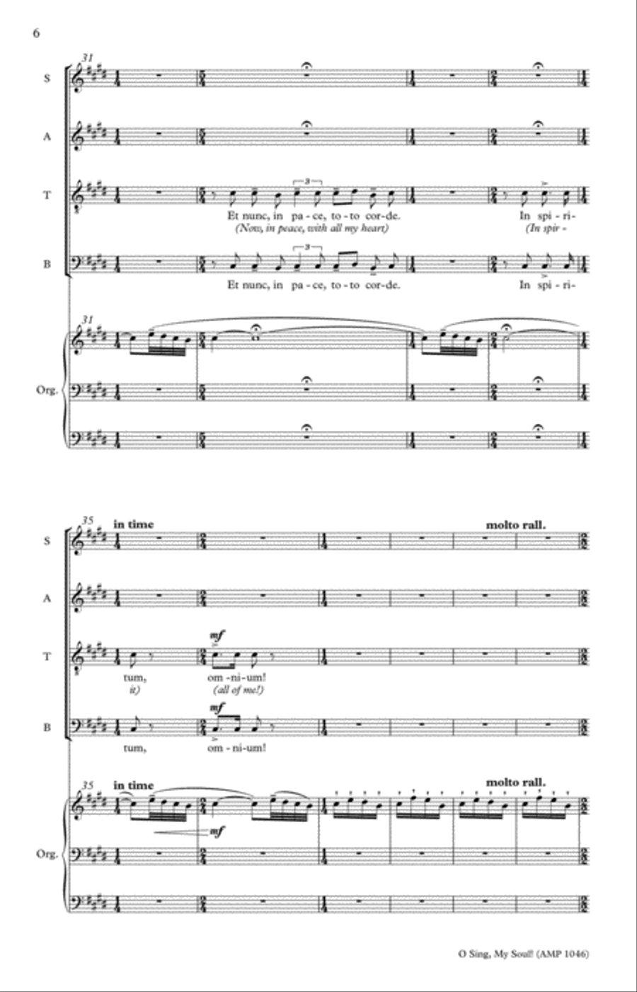 O Sing, My Soul! 4-Part scores gallery preview page 11
