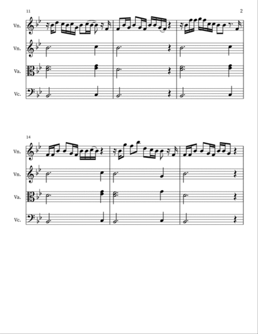Work Song String Trio scores gallery preview page 2