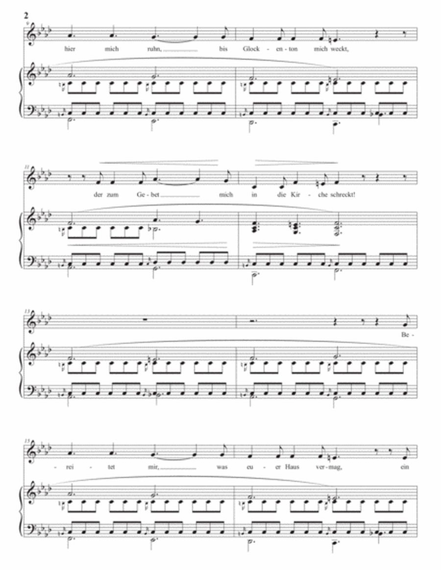LOEWE: Der Pilgrim vor St. Just, Op. 99 no. 3 (transposed to F minor)