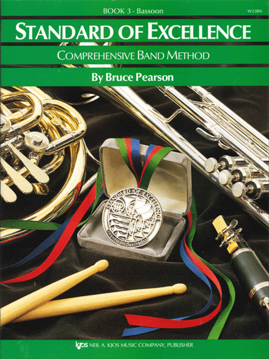 Standard of Excellence Book 3, Bassoon Concert Band Methods scores gallery preview page 1