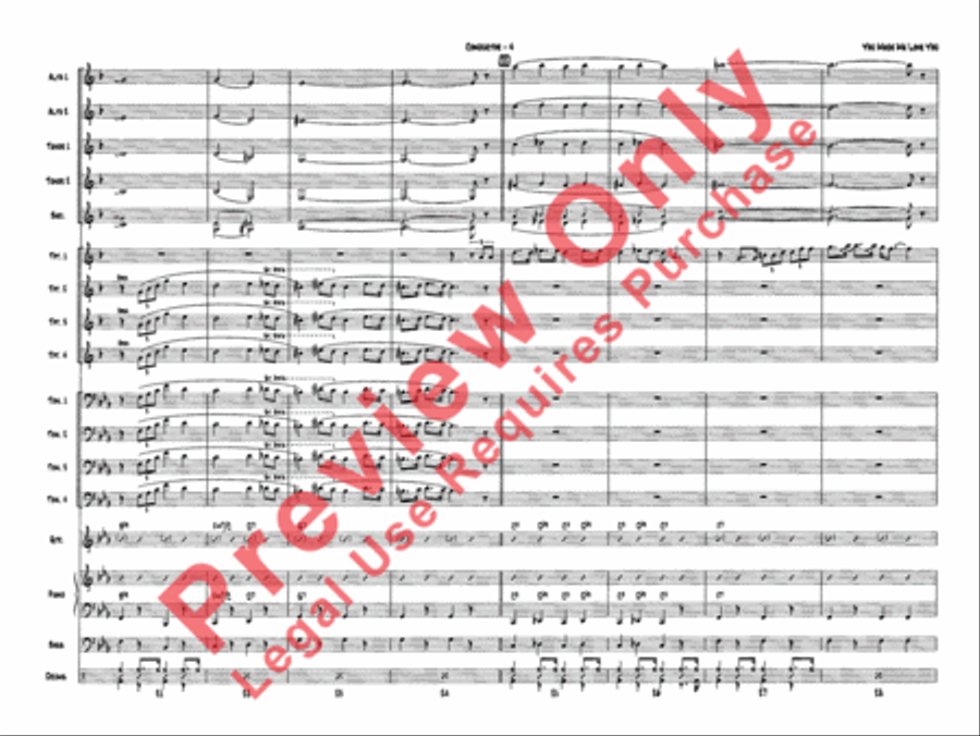 You Made Me Love You (I Didn't Want to Do It) Jazz Ensemble scores gallery preview page 7