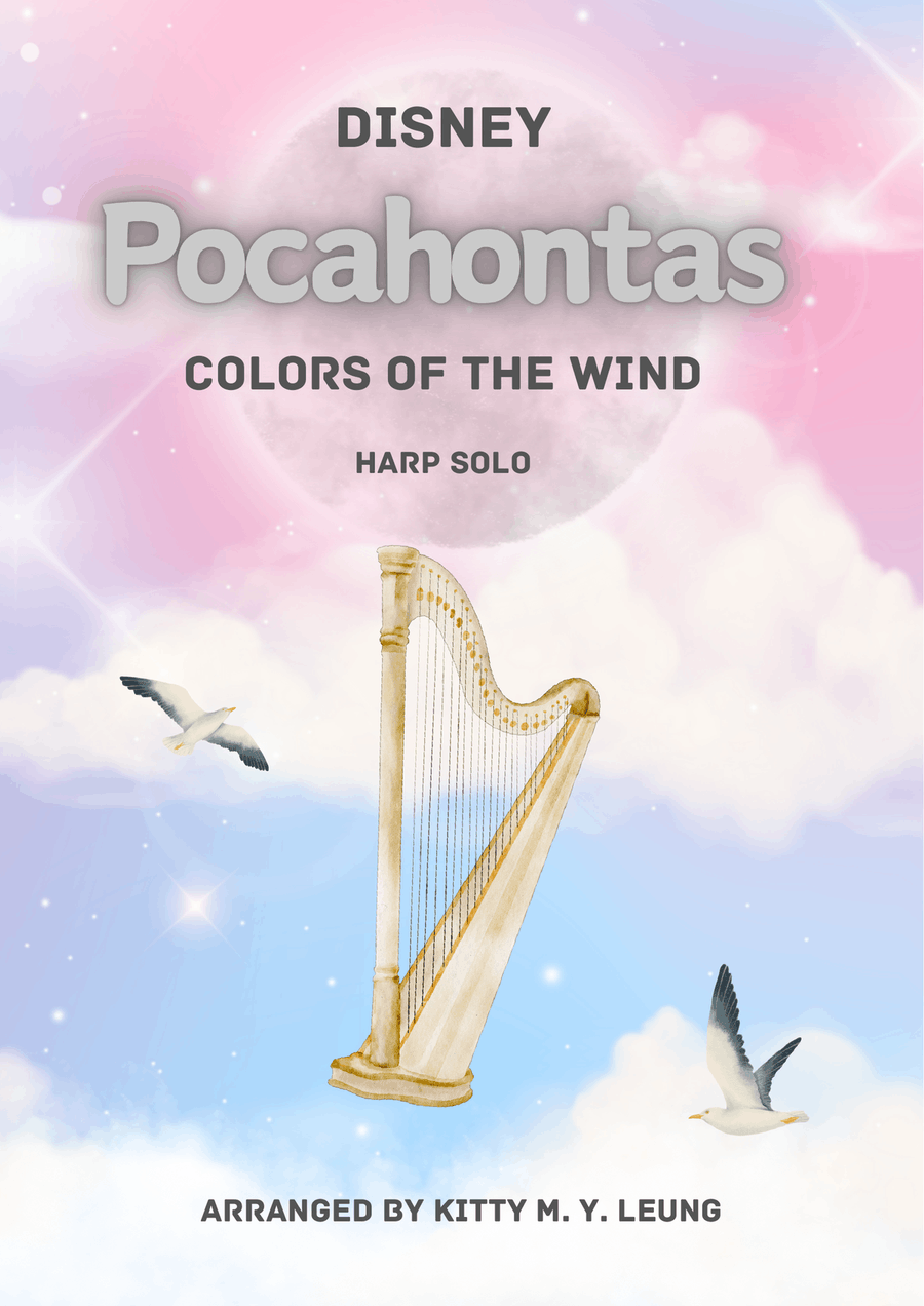 Colors Of The Wind Colors Of The Wind Harp scores gallery preview page 1