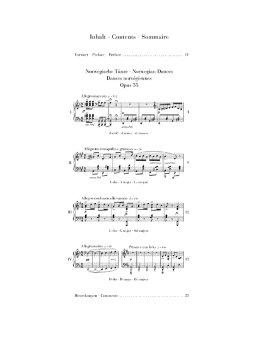 Norwegian Dances, Op. 35 Norwegian Dances, Op. 35 Piano Solo scores gallery preview page 2