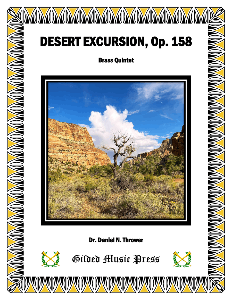 Desert Excursion, Op. 158 Brass Quintet scores gallery preview page 1