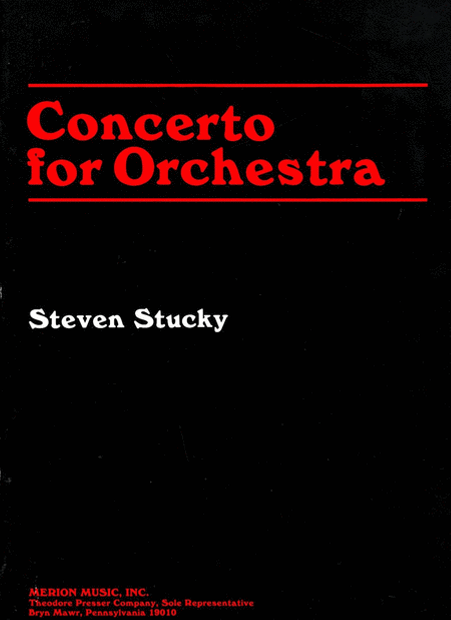 Concerto For Orchestra Orchestra scores gallery preview page 1