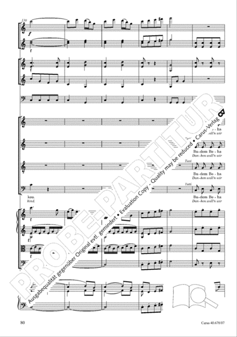 Missa pastoralis bohemica 4-Part scores gallery preview page 93