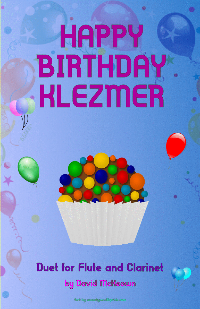 Happy Birthday Klezmer, for Flute and Clarinet Duet