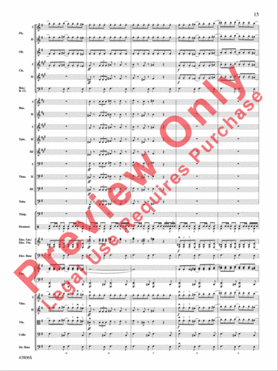 A Mad Russian's Christmas Full Orchestra scores gallery preview page 16