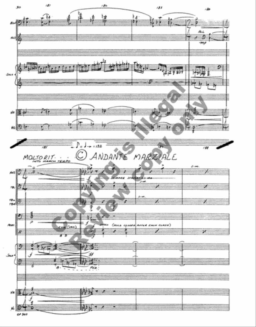 Variations on a Theme of Shostakovich (Orchesta Score) Full Orchestra scores gallery preview page 121
