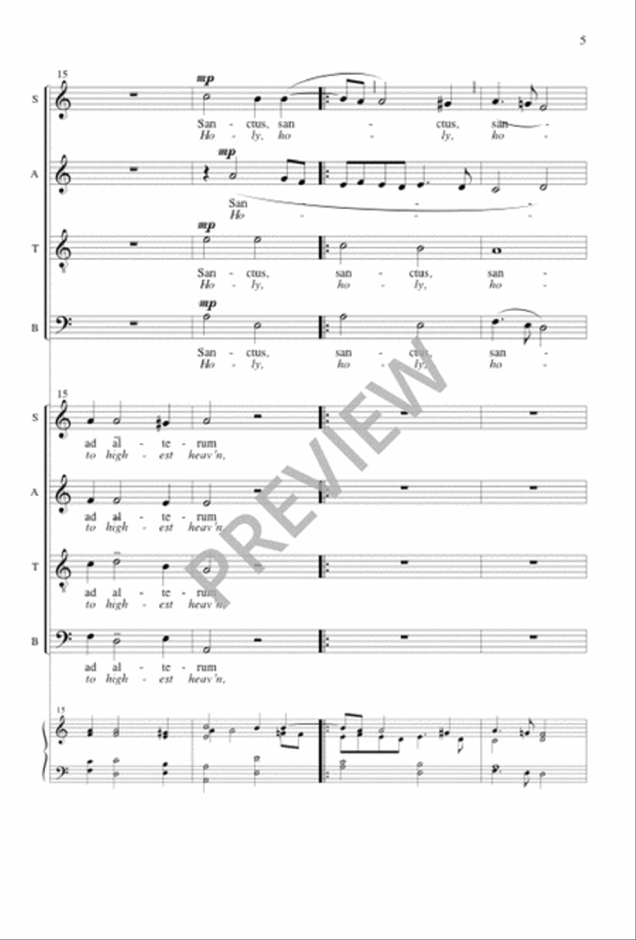 Duo Seraphim Duo Seraphim 4-Part scores gallery preview page 5