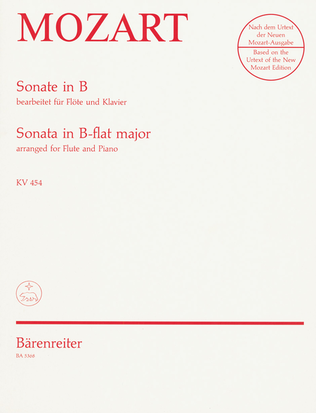 Book cover for Sonata B flat major
