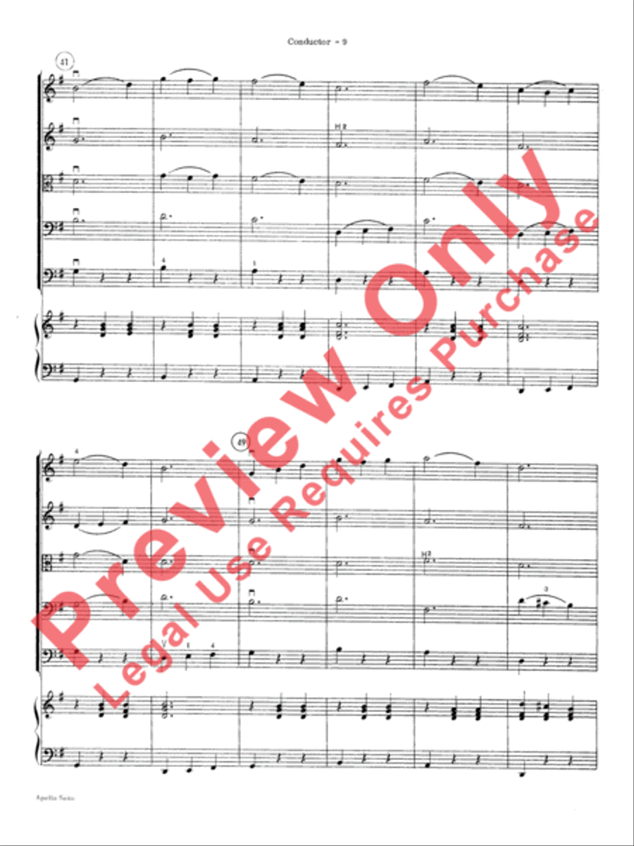 The Apollo Suite String Orchestra scores gallery preview page 12