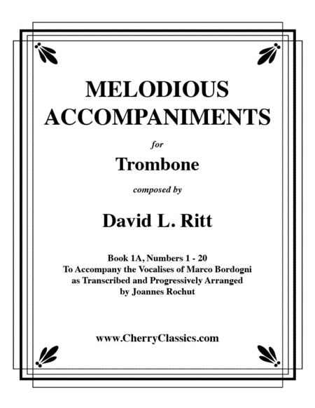 Melodious Accompaniments for Trombone incl. CD-Rom Volume 1A (1-20)