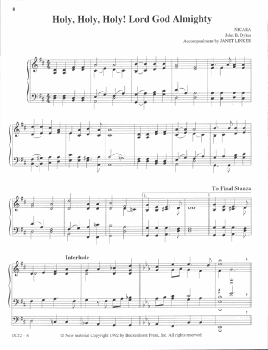 The Last Verse Organ scores gallery preview page 4
